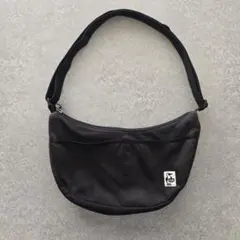 【使用感あり】CHUMS バナナショルダーバッグ ブラック