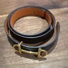 ミナペルホネン ベルト farfallaちょうちょバックル新品 ブラック