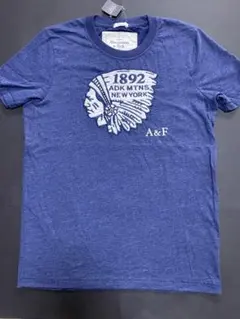 Abercrombie & Fitch刺繍ネイビーＴシャツ【新品】