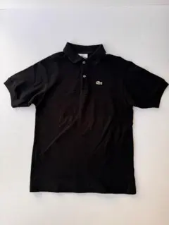 LACOSTE 美品　黒 カノコポロシャツ 12