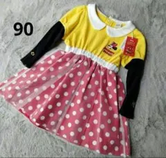 littcリトシー　ミニーワンピース　長袖　90　ディズニー　Disney　新品