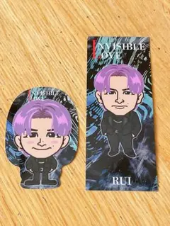 与那嶺瑠唯◆INVISIBLE LOVE◆千社札シール①