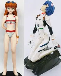 エヴァンゲリオン 貞本義行コレクション 綾波レイ アスカ フィギュア 希少