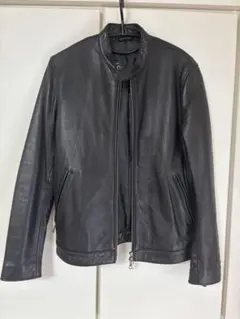BEAMS LIGHTS　レザージャケット　シングルライダース　本革　羊革　M BEAMS LIGHTS レザージャケット シングルライダース 本革 羊革 M
