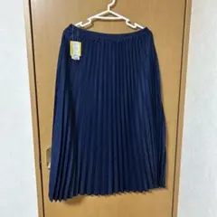 デニム　 XL プリーツスカート