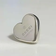 GUCCI G刻印ハートピアス　片耳用　925silver 極美品