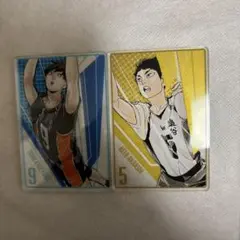 ハイキュー　ステータスカードコレクション　Vol.2 影山飛雄、赤葦京治