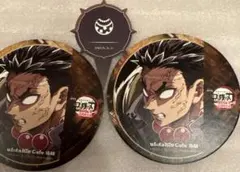 鬼滅の刃　カフェ　フィナーレ　コースター　悲鳴嶼行冥２枚　モクテルピック付き