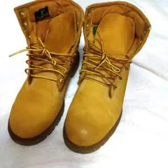 （美品）ティンバーランドハイカットプレミアムイエローブーツ10066 25センチ