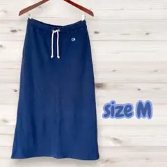 Champion チャンピオン　スウェット タイトスカート ネイビー Mのサムネイル