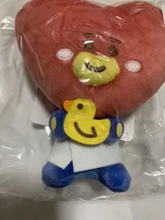 BT21 ぬいぐるみ　TATA Ｆ賞　トレーディングラバーキーホルダー2点セット