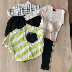 manina 女の子4点セット 80