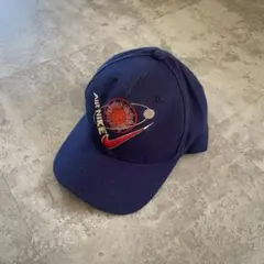 90s old nike vintage 6panel cap navy