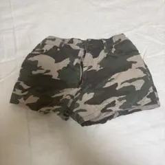 迷彩柄 ゴムウエスト ショートパンツ