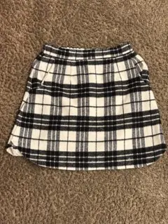 one after another NICE CLAUP チェック柄ミニスカート