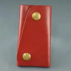 イルビゾンテ キーケース USED品 レザー 革 レッド IL BISONTE