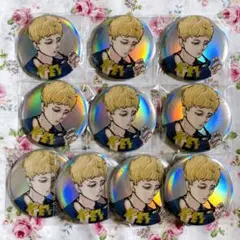 ハイキュー ジャンプGIGA メタリック缶バッジ クリアシート 月島蛍