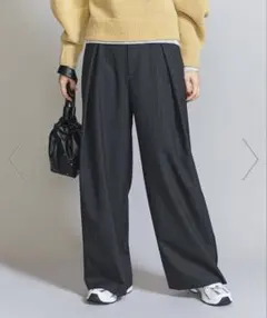 新品未使用！サイドライン ラップパンツ　ビューティー&ユース