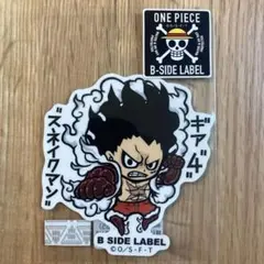 ワンピース　ステッカー　B SIDE LABEL ルフィ　スネークマン