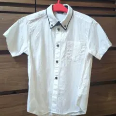 【フォーマル】COMME CA ISM 半袖シャツ 130A ホワイト