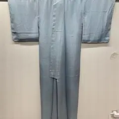 【値下げ】未使用品　美しい　ライトブルー　作家物　色無地　着物スキ倶楽部１０６３