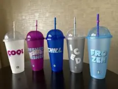 【オサツバター様専用】スタバ アメリカ限定カラーチェンジ　夏タンブラー5個セット