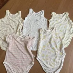ベビー肌着 5枚セッ　春　夏　肌着ロンパース　ボディスーツ