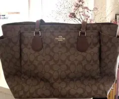 COACH ショルダートートバッグ レディース A4収納可 大容量 肩掛け 美品