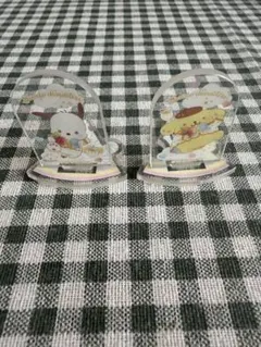 ポチャッコ、ポムポムプリンアクリルスタンド 2個セット