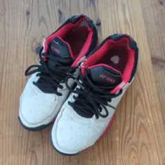 YONEX テニスシューズ パワークッション ホワイト/ブラック/レッド