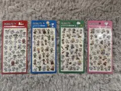 スヌーピー　韓国正規品　3Dステッカー　4枚セット