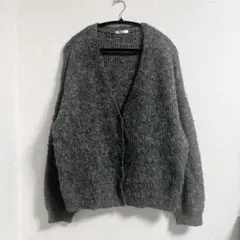ニットカーディガン　グレー　M