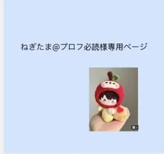 ねぎたま@プロフ必読様専用ページ