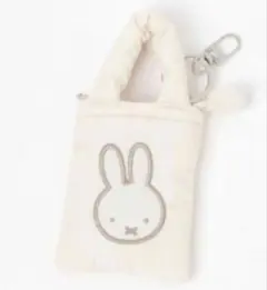 新品未使用 スタディオクリップ ミッフィー ミニトートキーホルダー ホワイト