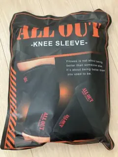 【新品未使用】 ALL OUT KNEE SLEEVE ニースリーブ Mサイズのサムネイル