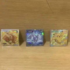 ポケモン シール 3枚セット ヒトカゲ ルギア ピカチュウ