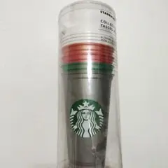 未使用　アメリカ限定　スタバ リユーザブルカップ 6色カップセット蓋付き 4個