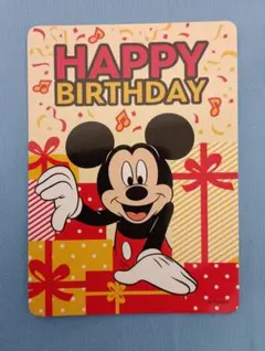 ミッキー 誕生日 カード ディズニーストア