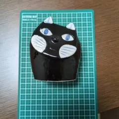 黒ねこ貯金箱 　　昭和レトロ