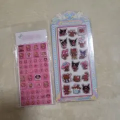 値下げ サンリオ キティ マイメロディ クロミ アクリルシール　タイルシール
