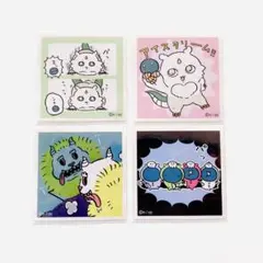 ちいかわ　あのこ　でかつよ　パジャマパーティーズ　ステッカー　4点　まとめ売り