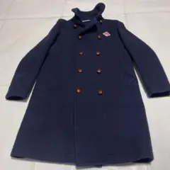 美品 : DANTON ウールモッサ ダブルブレストロングコート サイズ: 36