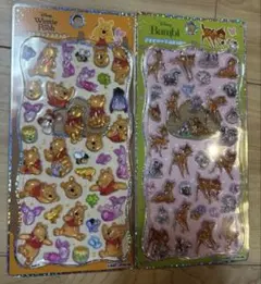 プチドロップステッカー ディズニー シール 2点セット　正規品