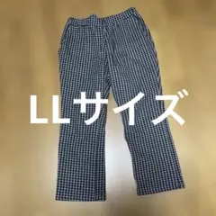 チェック柄カジュアルパンツ LLサイズ
