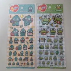 新作 韓国限定 けろけろけろっぴー ハンギョドン 5サイズシール 2種セット