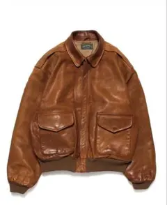 A-2 FLIGHT LEATHER JACKET 80s-early 90sのサムネイル