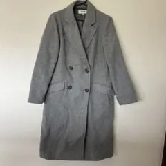グローバルワーク　ロングコート　M グレー　チェスターコート　おしゃれ