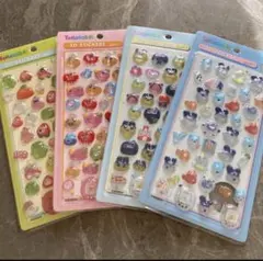 たまごっち ボンボンドロップシール 4種類 3Dステッカー