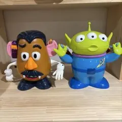 ディズニーポップコーンバケツ　ミスターポテトヘッド&エイリアン