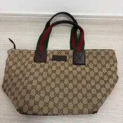 a2197 GUCCI【グッチ】 シェリーライン GG柄 トートバッグ - メルカリ